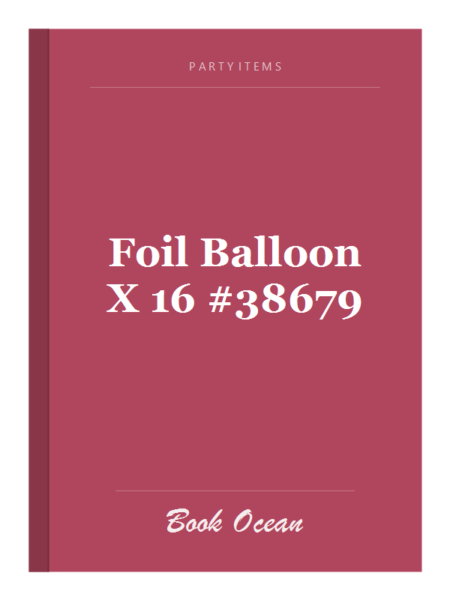Foil Balloon X 16 #38679