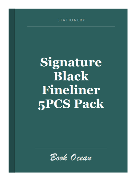 Signature Black Fineliner 5PCS Pack