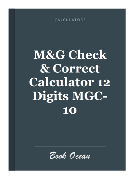 M&G Check & Correct Calculator 12 Digits MGC-10