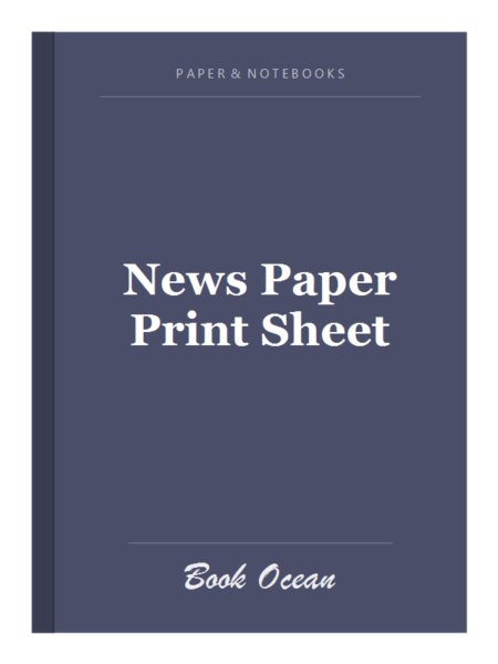 News Paper Print Sheet