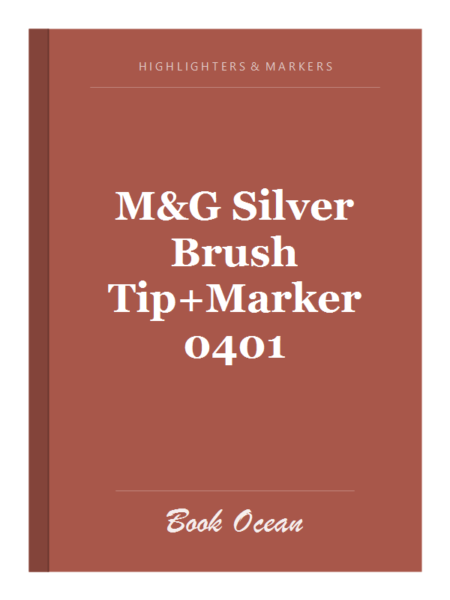 M&G Silver Brush Tip+Marker 0401