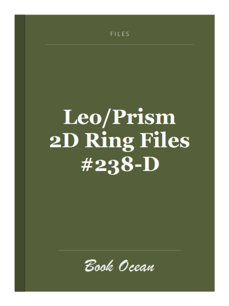 Leo/Prism 2D Ring Files #238-D