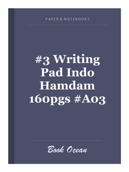 #3 Writing Pad Indo Hamdam 160pgs #A03