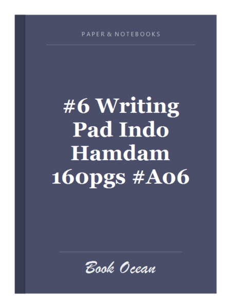 #6 Writing Pad Indo Hamdam 160pgs #A06