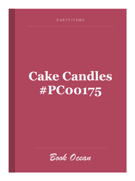 Cake Candles #PC00175