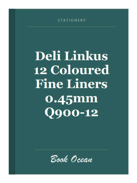 Deli Linkus 12 Coloured Fine Liners 0.45mm Q900-12