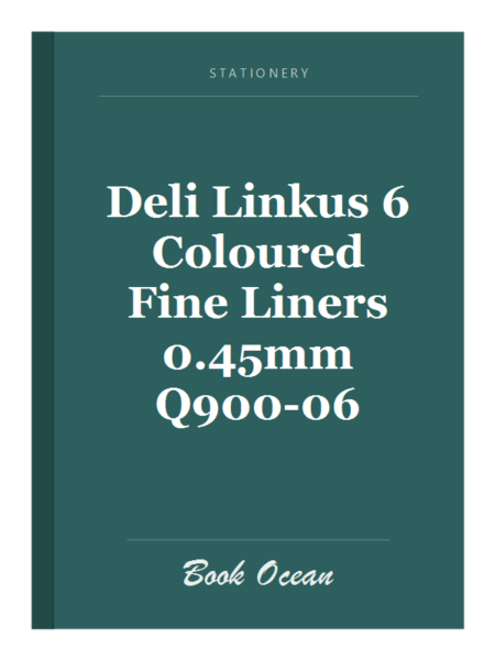 Deli Linkus 6 Coloured Fine Liners 0.45mm Q900-06