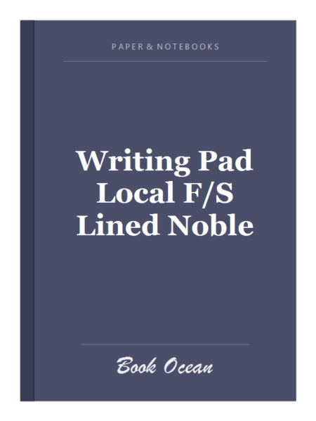 Writing Pad Local F/S Lined Noble