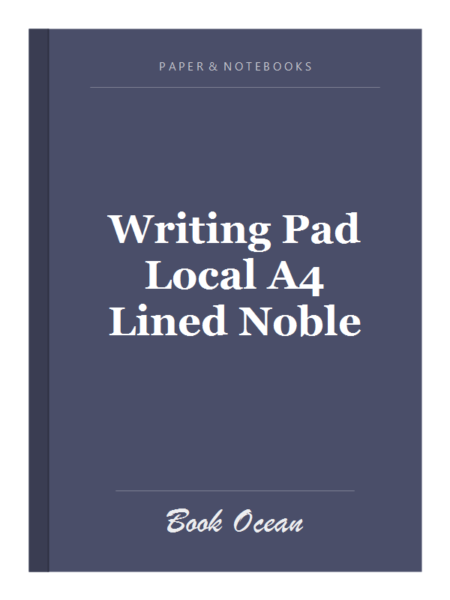 Writing Pad Local A4 Lined Noble