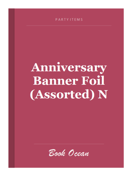 Anniversary Banner Foil (Assorted) N