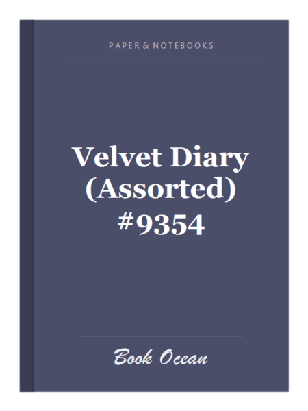 Velvet Diary (Assorted) #9354
