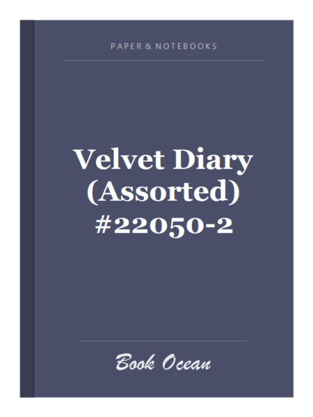 Velvet Diary (Assorted) #22050-2