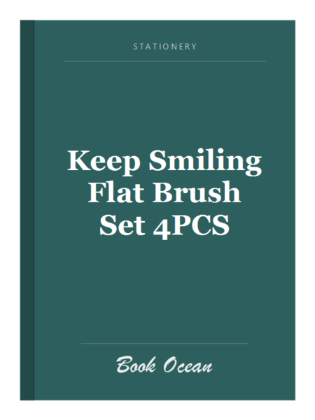 Keep Smiling Flat Brush Set 4PCS