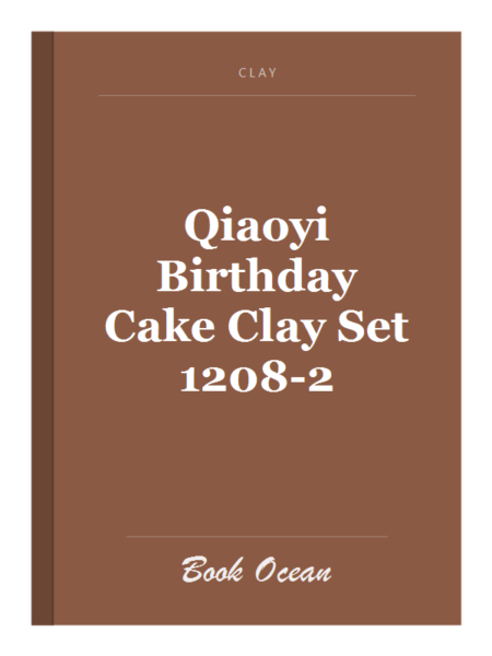 Qiaoyi Birthday Cake Clay Set 1208-2
