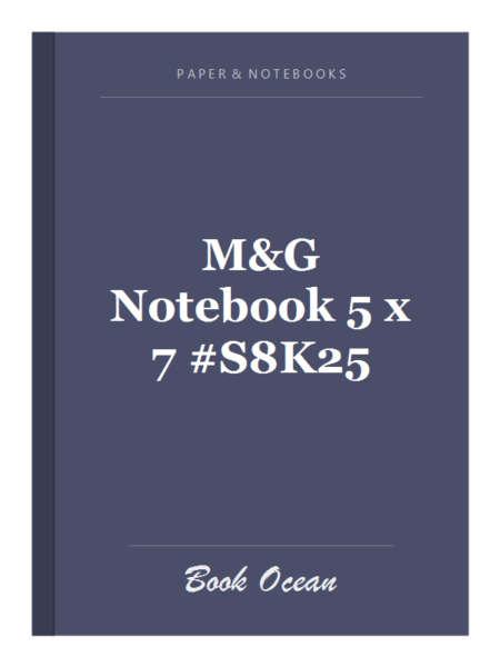M&G Notebook 5 x 7 #S8K25