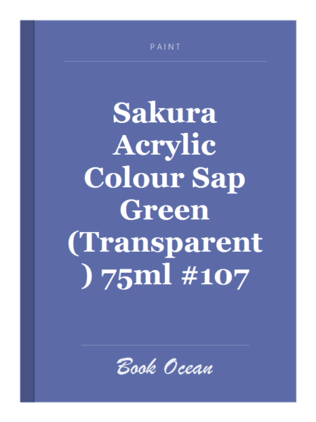Sakura Acrylic Colour Sap Green (Transparent) 75ml #107