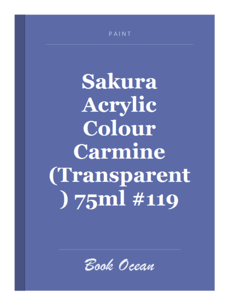 Sakura Acrylic Colour Carmine (Transparent) 75ml #119