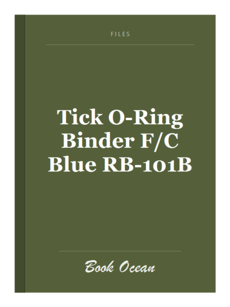 Tick O-Ring Binder F/C Blue RB-101B