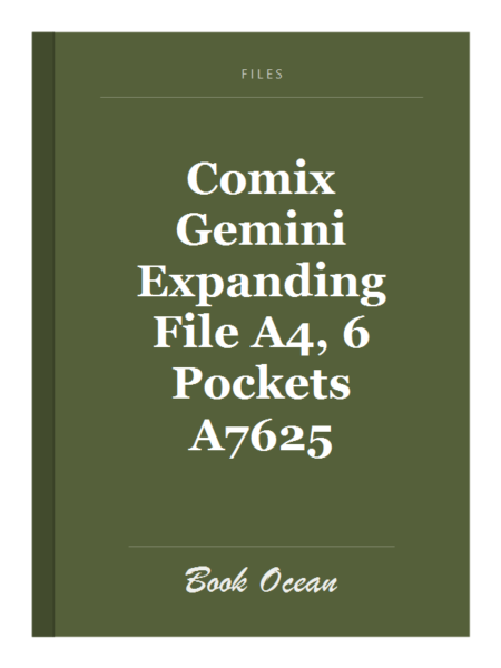 Comix Gemini Expanding File A4, 6 Pockets A7625