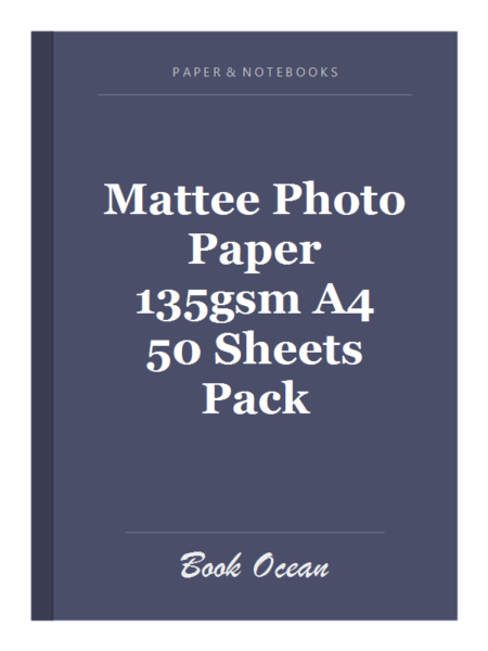 Mattee Photo Paper 135gsm A4 50 Sheets Pack