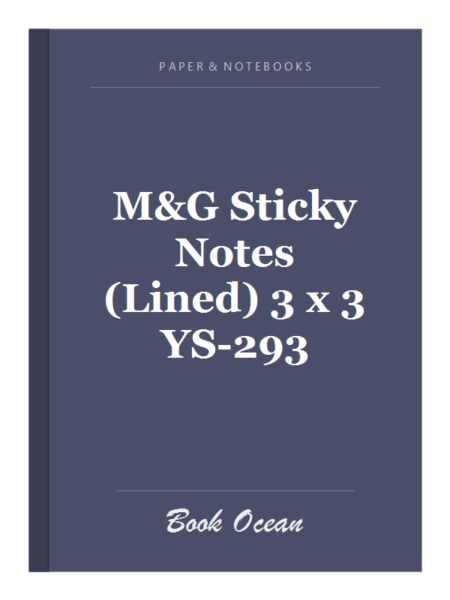 M&G Sticky Notes (Lined) 3 x 3 YS-293