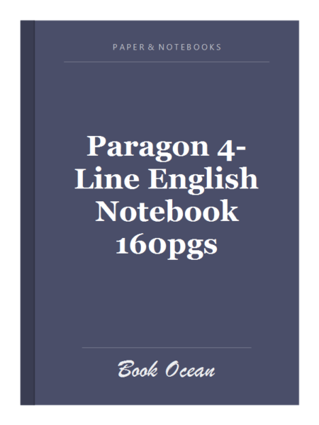 Paragon 4-Line English Notebook 160pgs
