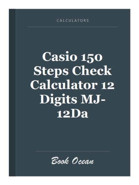 Casio 150 Steps Check Calculator 12 Digits MJ-12Da