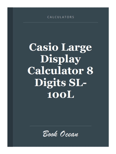 Casio Large Display Calculator 8 Digits SL-100L
