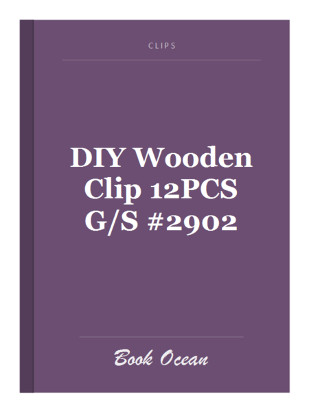 DIY Wooden Clip 12PCS G/S #2902
