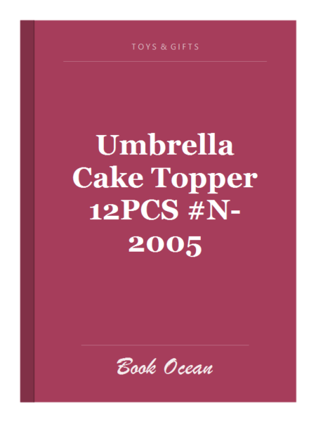 Umbrella Cake Topper 12PCS #N-2005