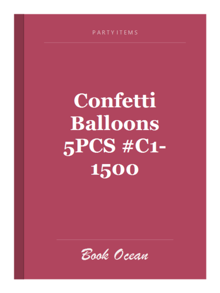 Confetti Balloons 5PCS #C1-1500
