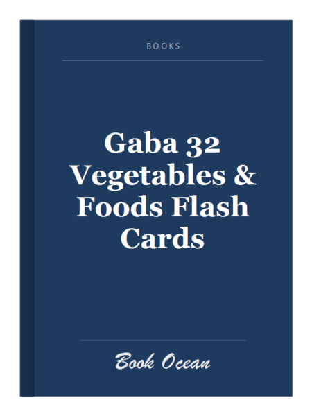 Gaba 32 Vegetables & Foods Flash Cards