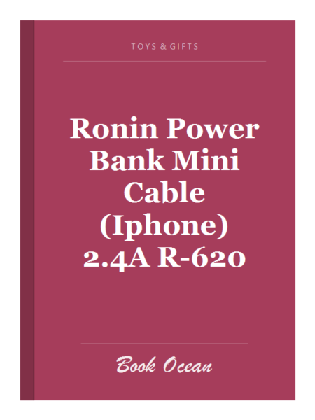 Ronin Power Bank Mini Cable (Iphone) 2.4A R-620