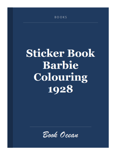Sticker Book Barbie Colouring 1928