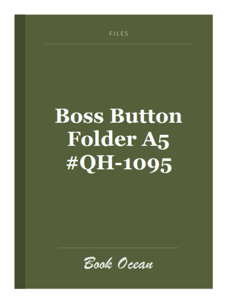 Boss Button Folder A5 #QH-1095
