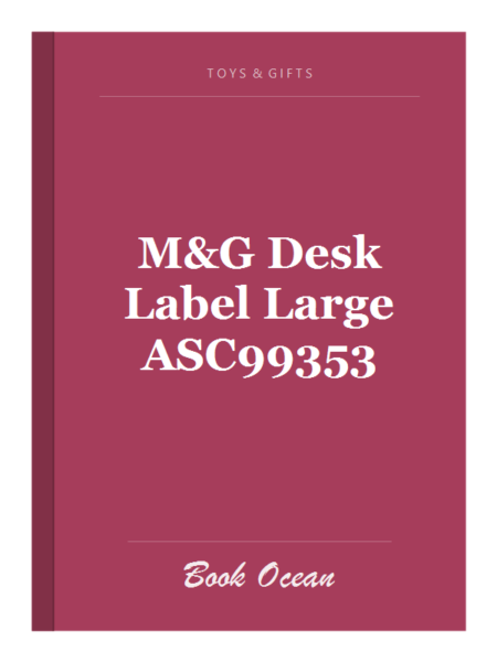 M&G Desk Label Large ASC99353