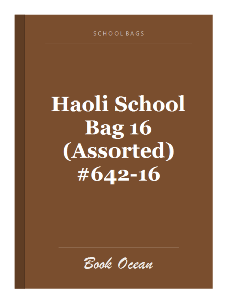 Haoli School Bag 16 (Assorted) #642-16