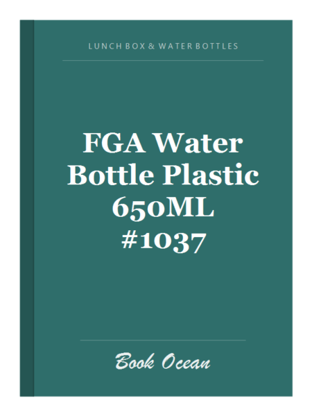FGA Water Bottle Plastic 650ML #1037