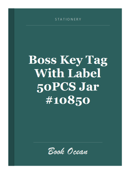 Boss Key Tag With Label 50PCS Jar #10850