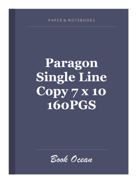 Paragon Single Line Copy 7 x 10 160PGS