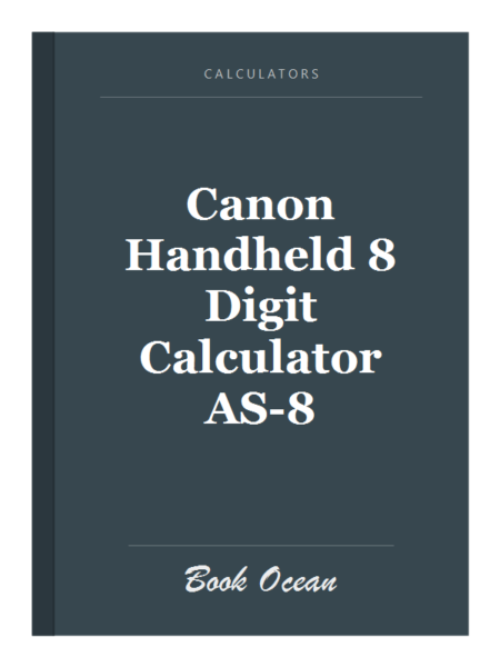 Canon Handheld 8 Digit Calculator AS-8