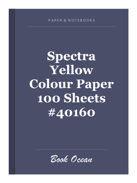 Spectra Yellow Colour Paper 100 Sheets #40160