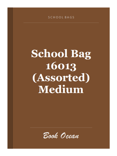 School Bag 16013 (Assorted) Medium