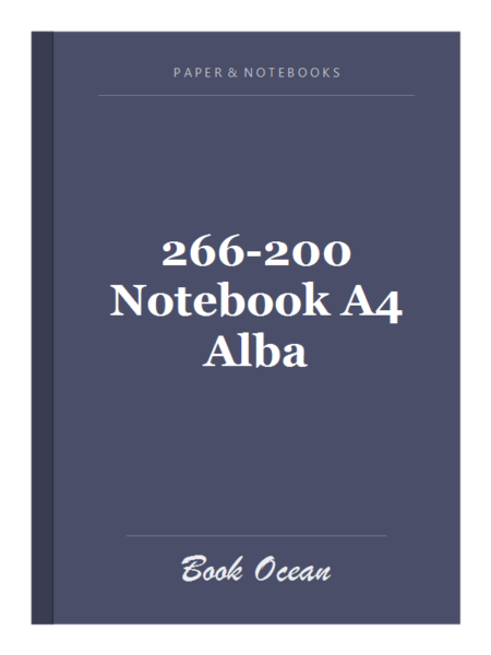 266-200 Notebook A4 Alba