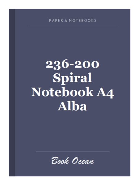236-200 Spiral Notebook A4 Alba