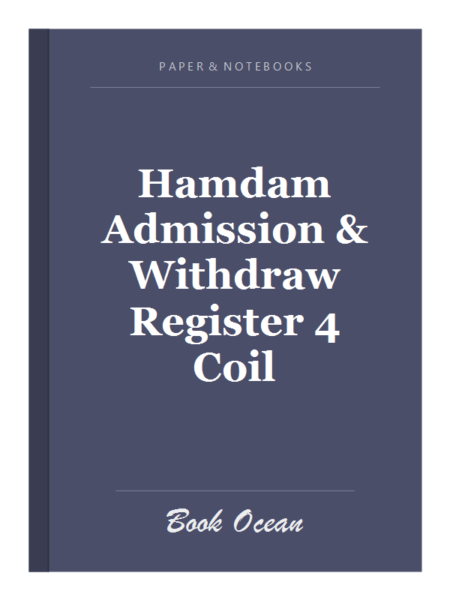Hamdam Admission & Withdraw Register 4 Coil