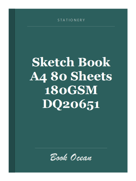 Sketch Book A4 80 Sheets 180GSM DQ20651