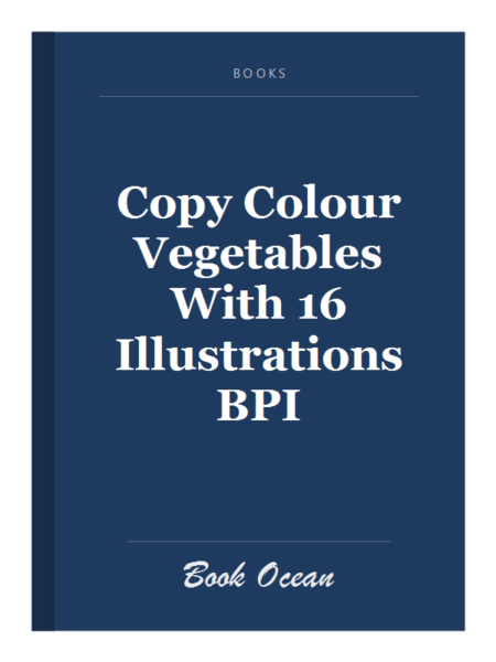 Copy Colour Vegetables With 16 Illustrations BPI