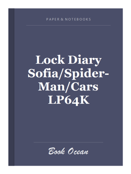 Lock Diary Sofia/Spider-Man/Cars LP64K