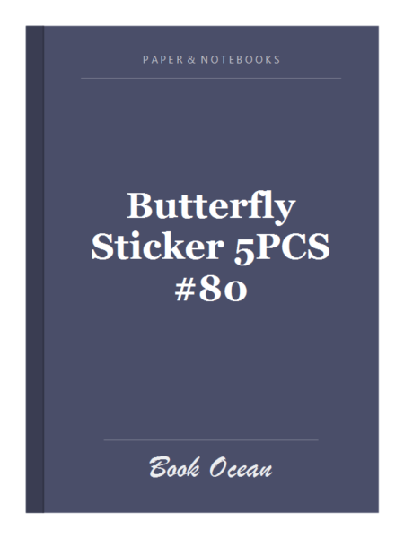 Butterfly Sticker 5PCS #80